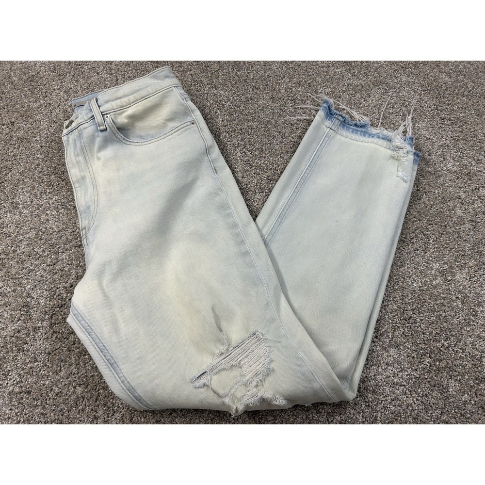 Hudson Jeans Jade‎ Harmonic High-Rise Aries Straight Jean Women's Blue 30
